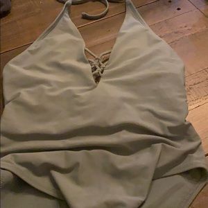 One piece bathing suit